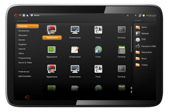 Ubuntu Netbook Edition Tablet