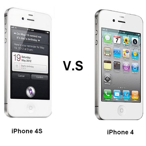 iPhone 4S-v.s. iPhone 4 Comparison