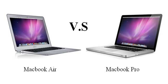 Macbook Air V.S Macbook Pro